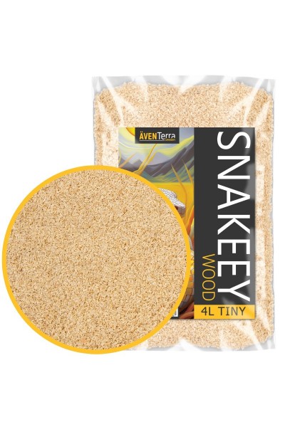 Натуральна деревна підстилка Aventerra Sweden SNAKEEY Wood Tiny 4 л для гризунів і змій