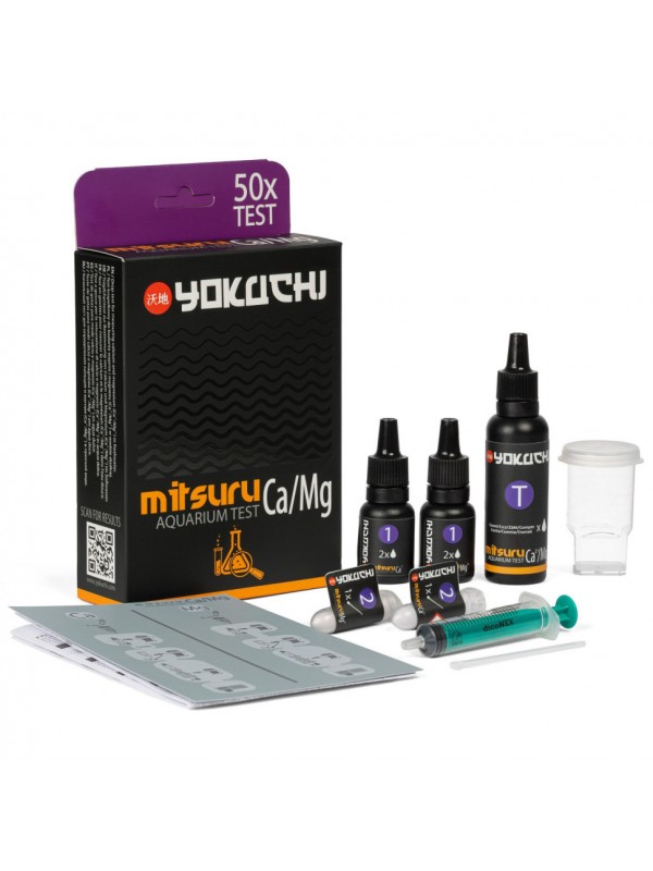 Тест на кальций и магний Yokuchi Mitsuru Aquarium Test Ca/Mg, 50 тестов в пресноводном аквариуме