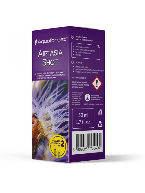 Средство против актиний Aiptasia Aquaforest Aiptasia Shot 50 мл для морских аквариумов