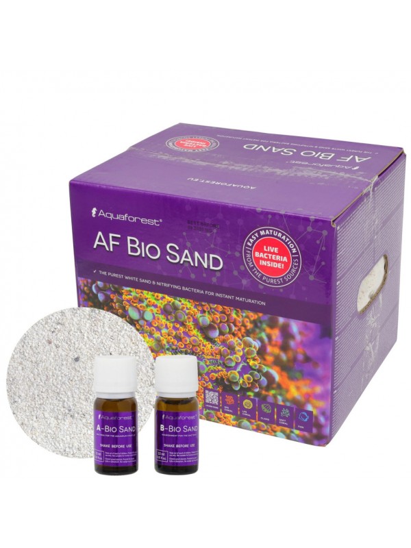 Живий пісок для морського акваріуму Aquaforest AF Bio Sand 10кг 1-2мм