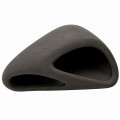 Декорация Hobby Wave Cave 1 dark 12×12×5,5 см - керамическое укрытие для рыб и креветок в аквариуме (41654)
