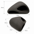 Декорация Hobby Wave Cave 1 dark 12×12×5,5 см - керамическое укрытие для рыб и креветок в аквариуме (41654)