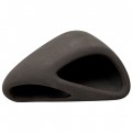 Декорация Hobby Wave Cave 1 dark 12×12×5,5 см - керамическое укрытие для рыб и креветок в аквариуме (41654)