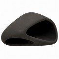 Декорация Hobby Wave Cave 2 dark 17x16x8,5 см - керамическое укрытие для рыб и креветок в аквариуме (41656)