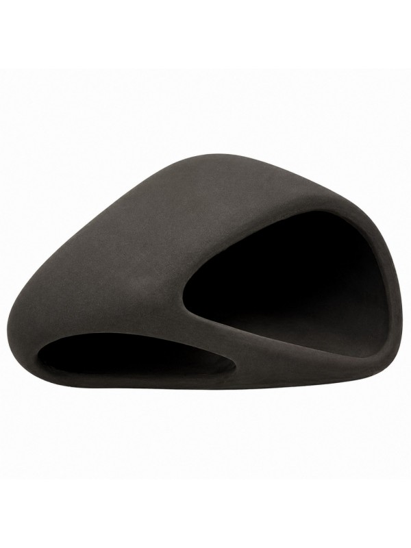 Декорация Hobby Wave Cave 2 dark 17x16x8,5 см - керамическое укрытие для рыб и креветок в аквариуме (41656)