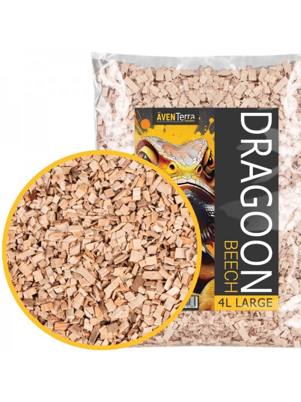 Натуральна деревна підстилка Aventerra DRAGOON Beech Large 4л для рептилій, павуків і гризунів