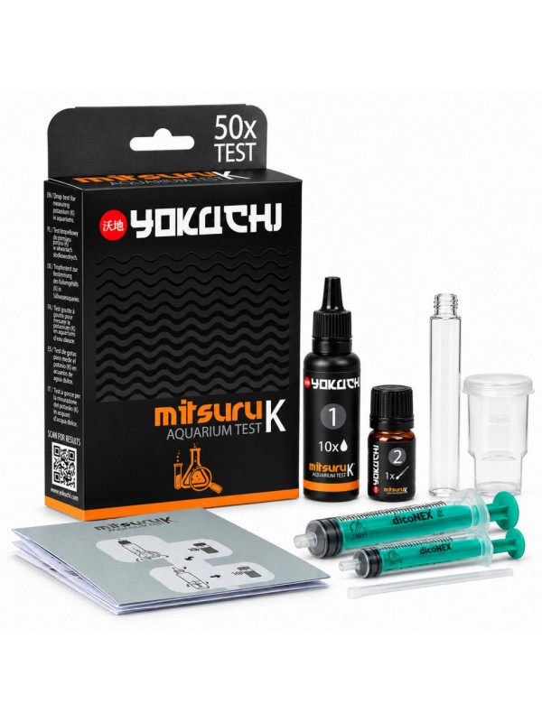 Тест на калий в аквариумной воде Yokuchi Mitsuru Aquarium Test K, 50 тестов