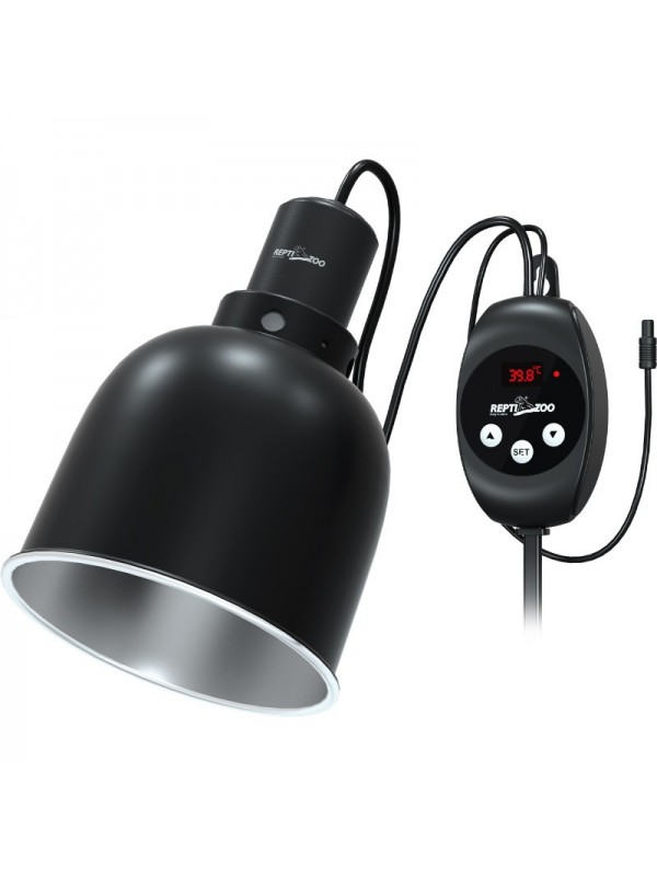 Светильник с глубоким рефлектором и термостатом Repti-Zoo RL04DTC 100W, с функцией dimming для террариума