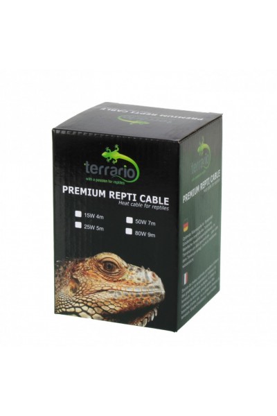 Нагрівальний кабель Terrario Premium Repti Cable 15W 4м для тераріуму з силіконовим покриттям