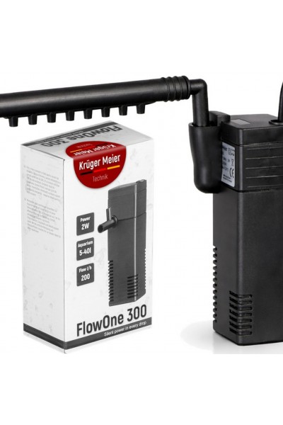Внутрішній фільтр Kruger Meier FlowOne 300 для акваріумів 5-40 літрів