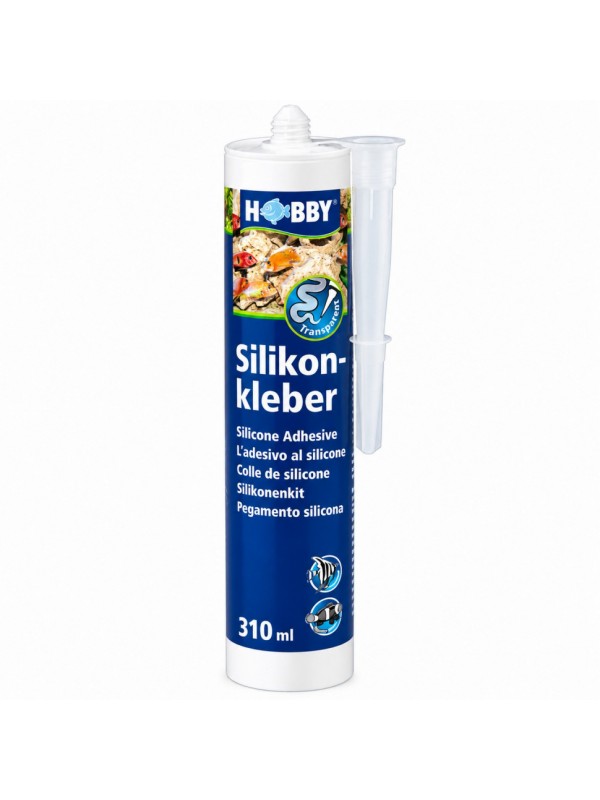 Силикон прозрачный для аквариумов и террариумов Hobby Silicon Adhesive 310 мл (11940)