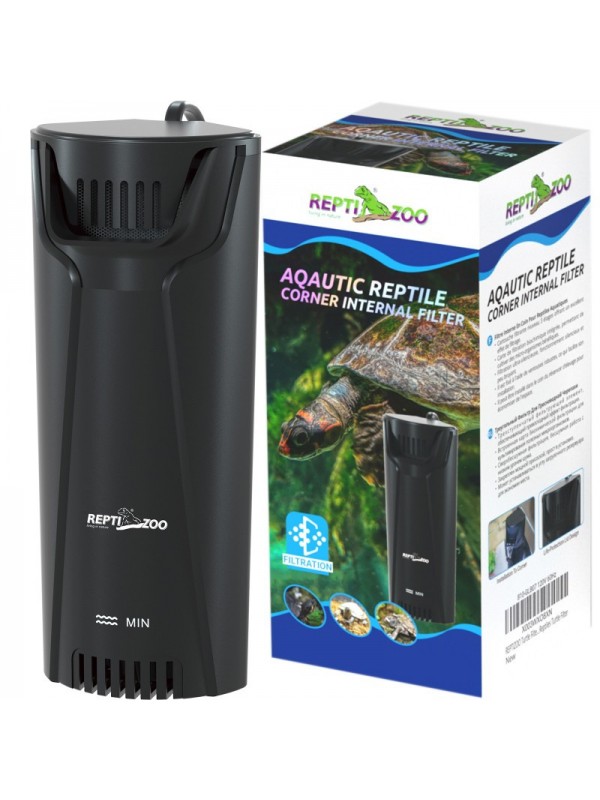 Внутренний фильтр Repti-Zoo Aquatic Corner Filter (GLB08) для террариумов с черепахами, рыбами и амфибиями (350 л/ч, до 76 литров)