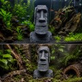 Декорация Hobby Moai Ora 2 15×12×22см - статуя Моаи с укрытием для аквариума и террариума (41718)