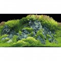 Задний фон Hobby Planted River/Green Rocks 120x50см (31045)