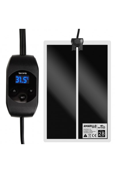 Нагревательный мат с термостатом Terrario Amarillo 28W 53x28см