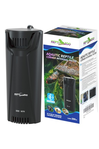 Внутренний фильтр Repti-Zoo Aquatic Corner Filter (GLB07) для террариумов с черепахами, рыбами и амфибиями (200 л/ч, до 38 литров)