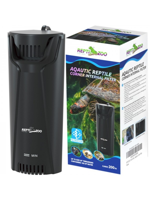 Внутренний фильтр Repti-Zoo Aquatic Corner Filter (GLB07) для террариумов с черепахами, рыбами и амфибиями (200 л/ч, до 38 литров)