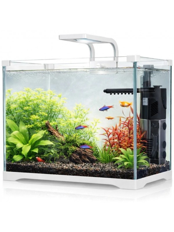 Аквариум, комплект Kruger Meier Shrimp!One Pro 50 белый, 25 л. 34,5x20,5x27 см