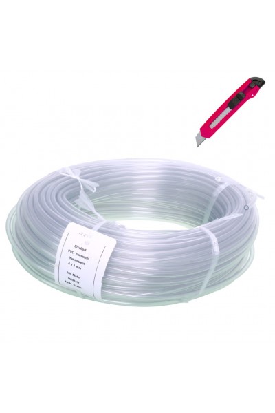 Шланг для компрессора Schego PVC-hose 4/6 1м. (640/1)