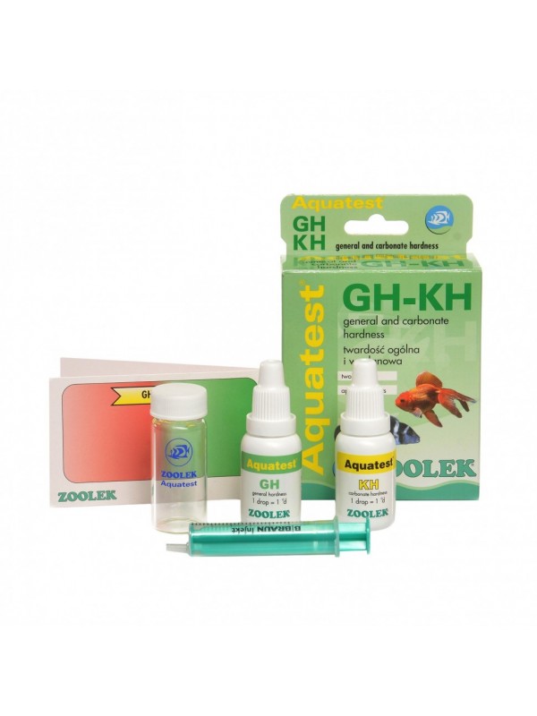 Тест жорсткість води Zoolek Aquatest GH-KH (1010)