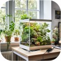 Нагревательный мат с термостатом Terrario Amarillo 35W 65x28см