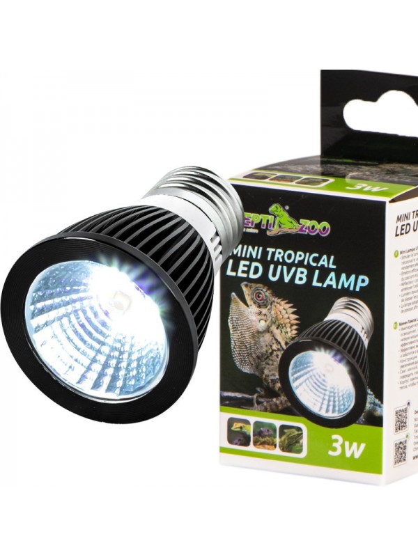Лампа Repti-Zoo LED UVB 5.0 Tropical 3W (LEDU03T) для тропического террариума