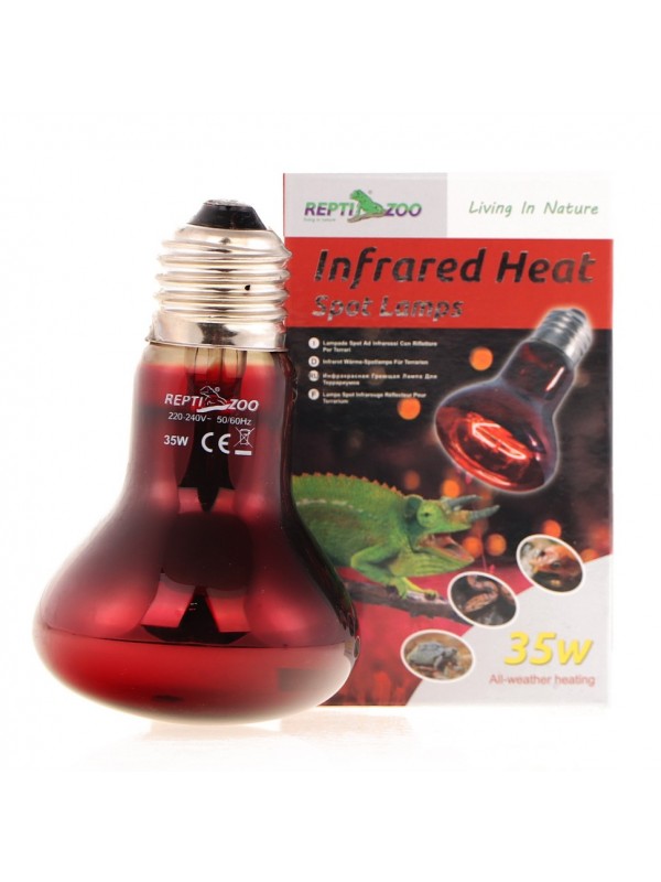Инфракрасная нагревательная лампа Repti-Zoo Infrared Heat 35W (R63035)