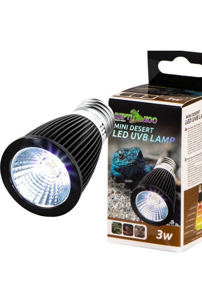 Лампа Repti-Zoo LED UVB 10.0 Desert 3W для пустынного террариума