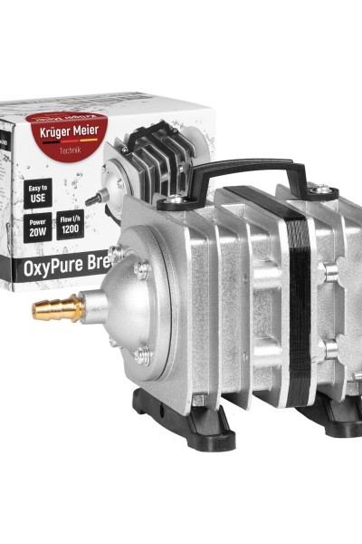 Компрессор Kruger Meier OxyPure Breeze 2400 для пруда 1200 л/ч с распределителем на 6 выходов