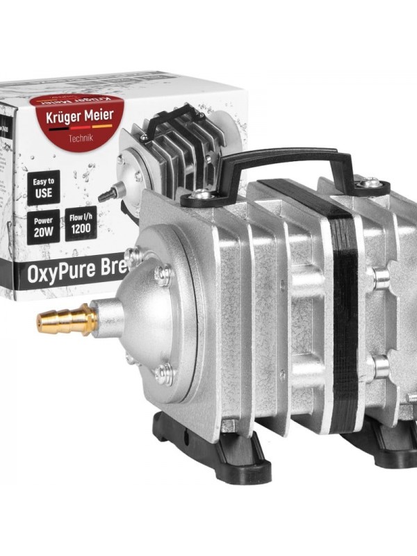 Компрессор Kruger Meier OxyPure Breeze 2400 для пруда 1200 л/ч с распределителем на 6 выходов