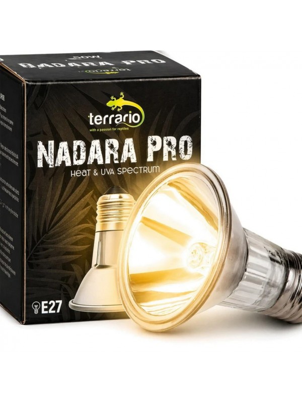 Галогенная лампа UVA Terrario Nadara Pro 50 Вт E27 для террариума