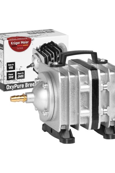 Компрессор Kruger Meier OxyPure Breeze 4800 для пруда 2400 л/ч с распределителем на 6 выходов