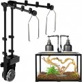 Держатель для ламп Repti-Zoo Dual Light Bracket LH023D двойной кронштейн для террариума с поворотом на 360°
