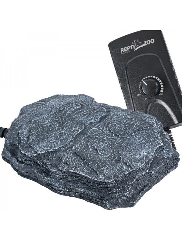 Нагревательный камень с регулятором температуры Repti-Zoo Dimmer Heat Rock 12W 20x27x3 см (AHR0612P) для террариумов