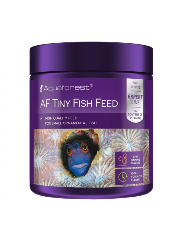 Корм для дрібних морських риб Aquaforest AF Tiny Fish Feed 120 г - м’які гранули з вітамінами