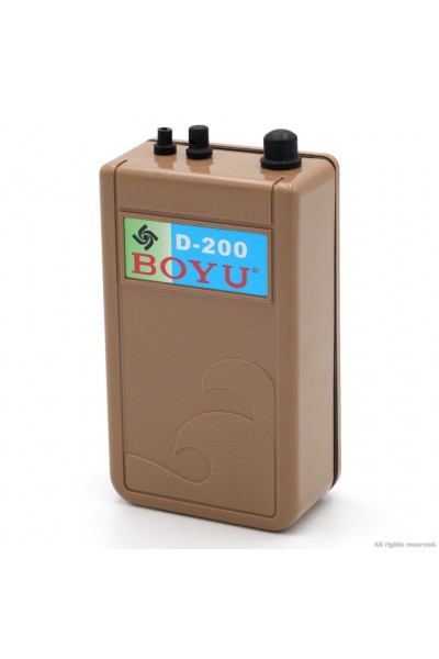 Компрессор на батарейках BOYU Portable Air Pump (D-200)