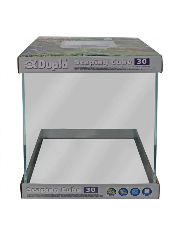 Аквариум из ультрабелого стекла Dupla Scaping Cube 30 30x30x35см (80891)