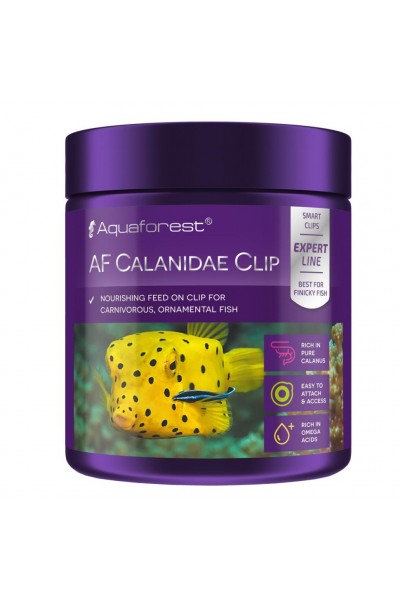 Корм для морських риб Aquaforest AF Calanidae Clip 100 г - натуральний кліп-корм з планктоном Calanus