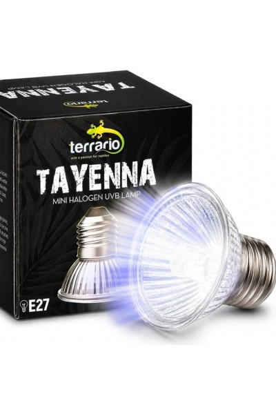 Лампа для террариума Terrario Tayenna 25W UVB 3.0 E27 для тропических рептилий и амфибий