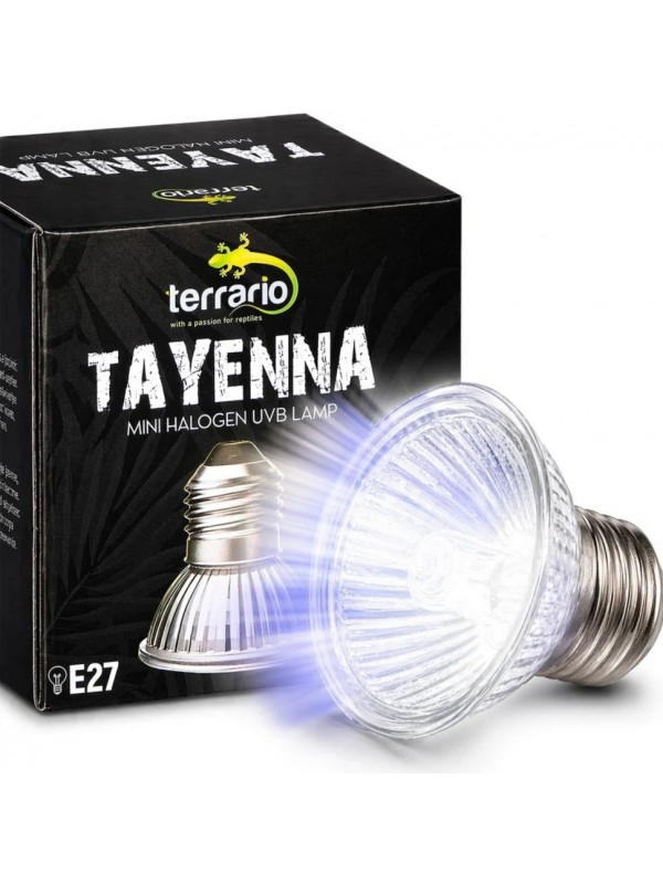 Лампа для террариума Terrario Tayenna 25W UVB 3.0 E27 для тропических рептилий и амфибий