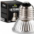 Лампа для террариума Terrario Tayenna 25W UVB 3.0 E27 для тропических рептилий и амфибий
