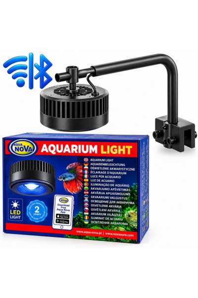 Світильник LED Aqua Nova Plant Grow 70W для акваріума з рослинами Wi-Fi / Bluetooth (NLP-70W)