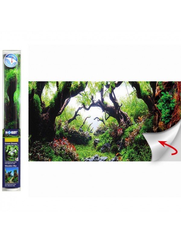 Задний фон самоклеющийся Hobby Green Dream*/Wooden Sky 100x50см (31232)