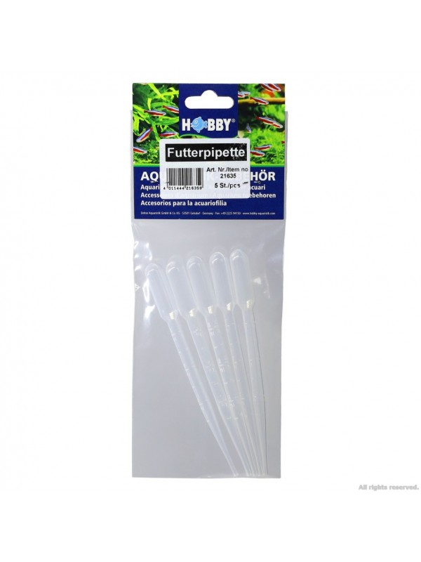Пипетка Hobby Feeding dropper 155мм. 5шт. (21635)