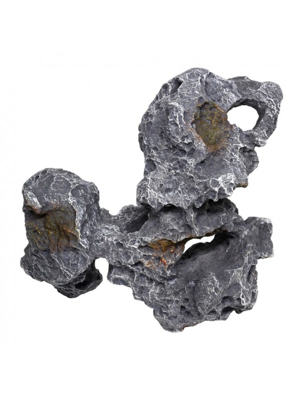 Декорация камень с отверстиями Hobby Cavity Stone dark 5 33x16x33см (40149)