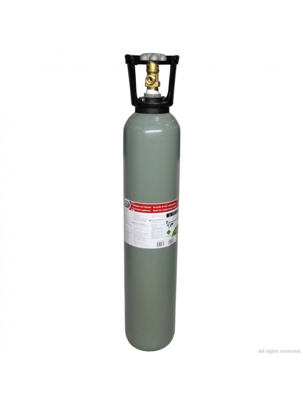 Балон CO2 з плоским дном Aqua Nova , метал, 8л. (NCO2-8L-GRAY)