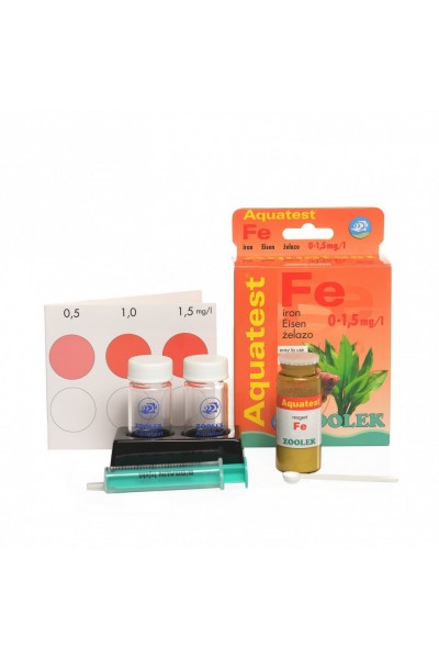 Тест уровня железа Zoolek Aquatest Fe (1100)