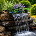 Водопад каскадный для пруда Kruger Meier CrystalFall Pond Cascade 14000 с фильтрационной камерой и корзинами для растений