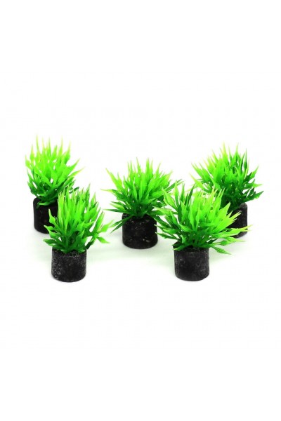 Штучна рослина, набір Hobby Utricularia mini 1,5x1,5x3см 5шт. (51549)