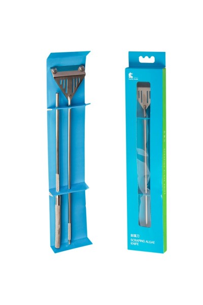 Скребок для акваріумного скла Chihiros Algae Scraper 65 см з нержавіючої сталі з 10 змінними лезами